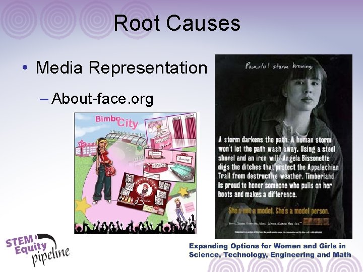 Root Causes • Media Representation – About-face. org 