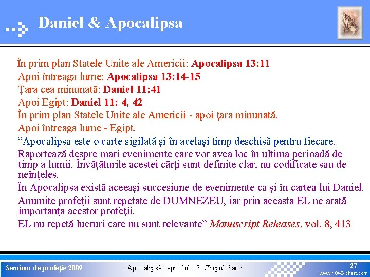 Daniel & Apocalipsa În prim plan Statele Unite ale Americii: Apocalipsa 13: 11 Apoi