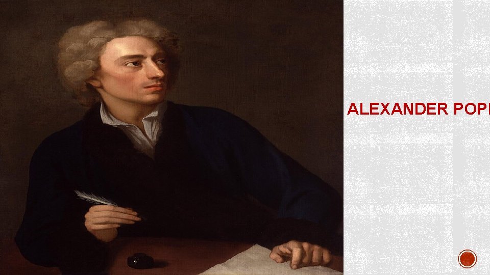 ALEXANDER POPE 