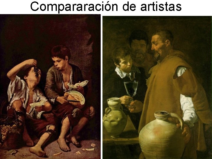 Compararación de artistas 