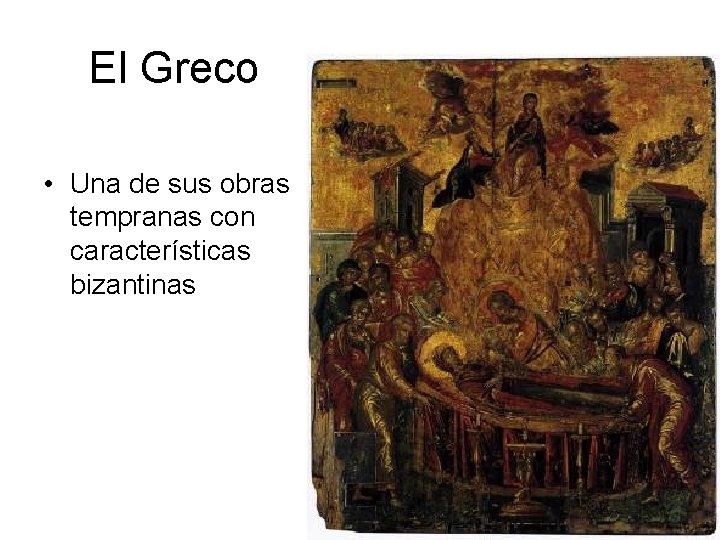 El Greco • Una de sus obras tempranas con características bizantinas 