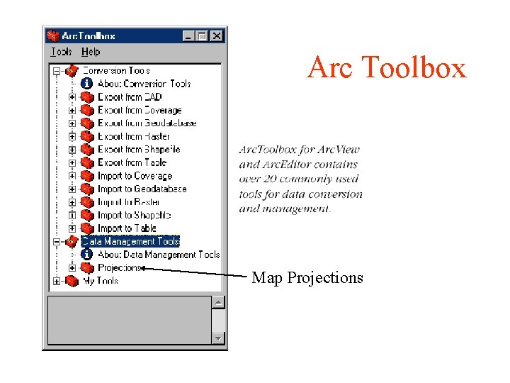 Arc Toolbox Map Projections 