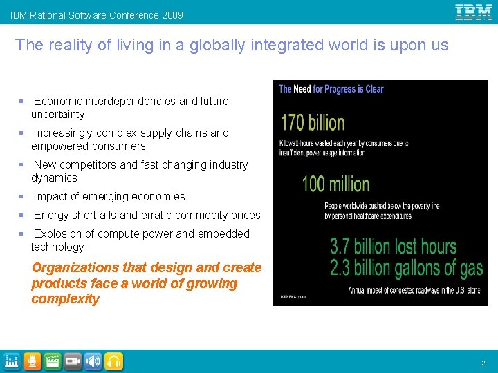 IBM Rational Software Conference 2009 The reality of living in a globally integrated world
