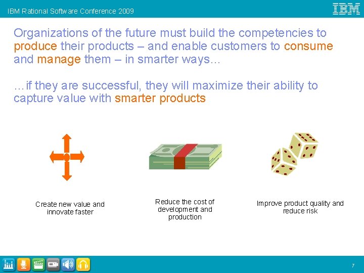 IBM Rational Software Conference 2009 Organizations of the future must build the competencies to