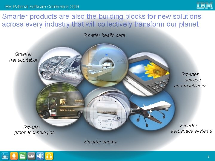 IBM Rational Software Conference 2009 Smarter products are also the building blocks for new