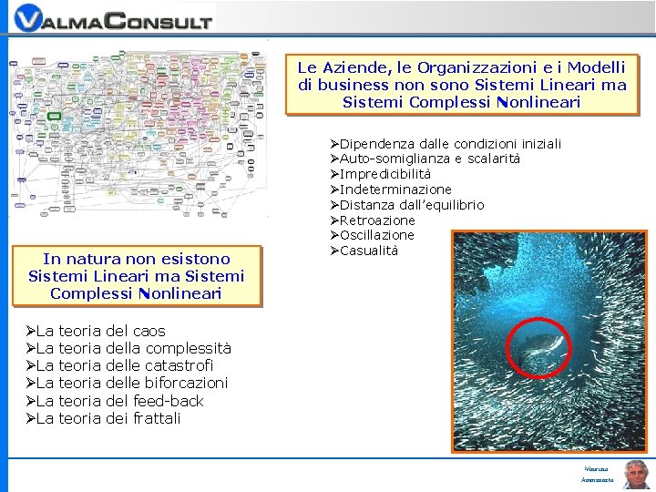 Le Aziende, le Organizzazioni e i Modelli di business non sono Sistemi Lineari ma