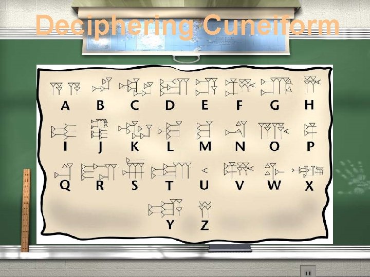 Deciphering Cuneiform Deciphering Cuneiform