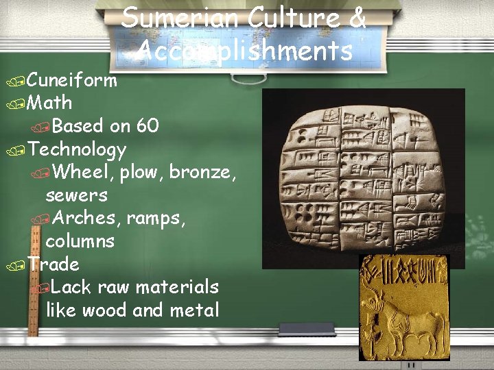 /Cuneiform /Math /Based Sumerian Culture & Accomplishments on 60 /Technology /Wheel, plow, bronze, sewers /Cuneiform /Math /Based Sumerian Culture & Accomplishments on 60 /Technology /Wheel, plow, bronze, sewers