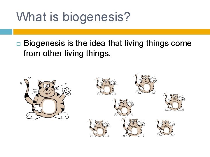 THE ORIGIN OF LIFE What is abiogenesis Abiogenesis