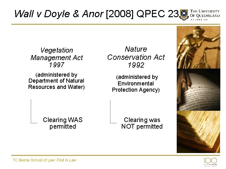 Wall v Doyle & Anor [2008] QPEC 23 Vegetation Management Act 1997 Nature Conservation