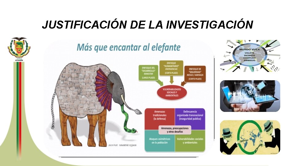 JUSTIFICACIÓN DE LA INVESTIGACIÓN 