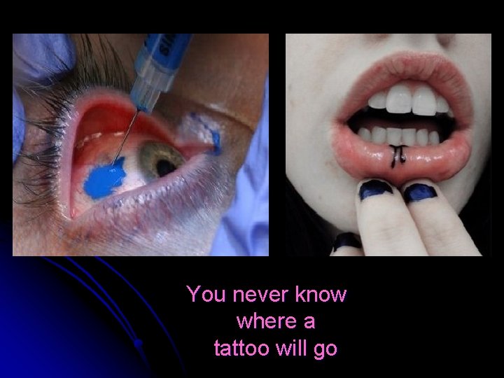 You never know where a tattoo will go 