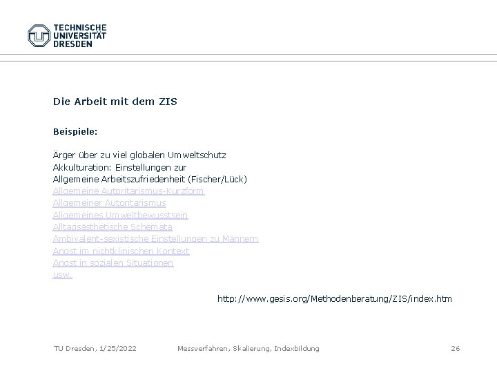 Die Arbeit mit dem ZIS Beispiele: Ärger über zu viel globalen Umweltschutz Akkulturation: Einstellungen Die Arbeit mit dem ZIS Beispiele: Ärger über zu viel globalen Umweltschutz Akkulturation: Einstellungen