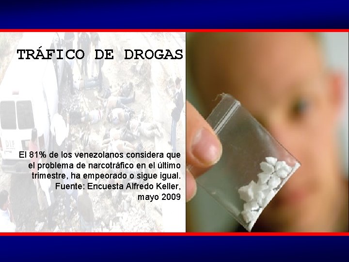 TRÁFICO DE DROGAS El 81% de los venezolanos considera que el problema de narcotráfico