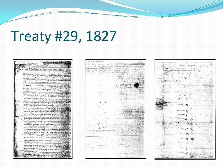 Treaty #29, 1827 