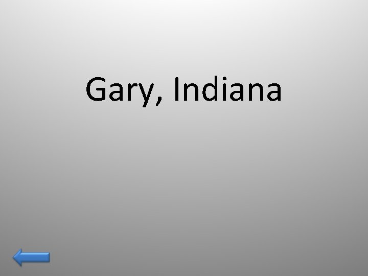 Gary, Indiana 