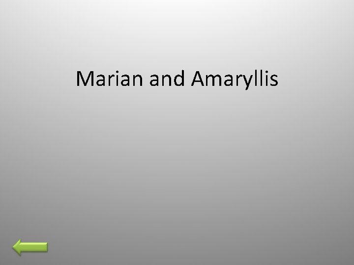 Marian and Amaryllis 