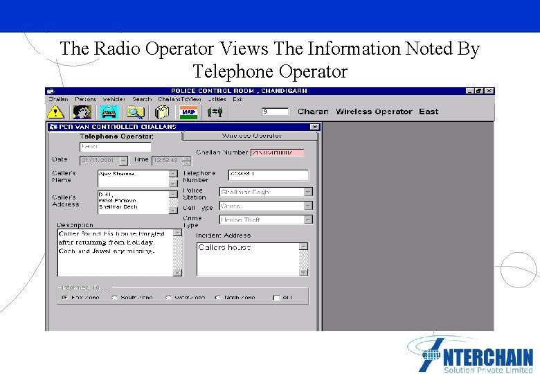 The Radio Operator Views The Information Noted By Telephone Operator Partner Logo Here 