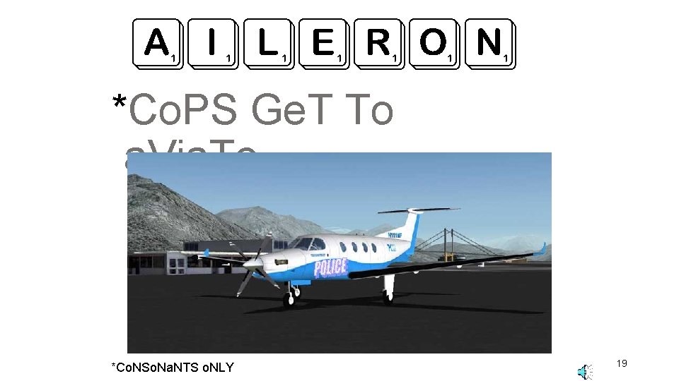 AILERON *Co. PS Ge. T To a. Via. Te *Co. NSo. Na. NTS o.