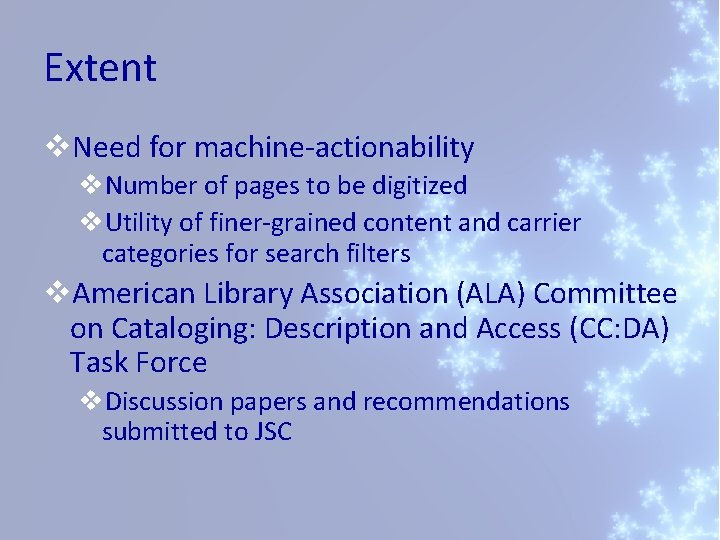 Extent v. Need for machine-actionability v. Number of pages to be digitized v. Utility