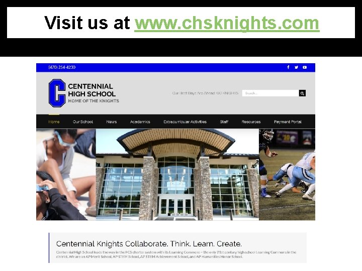 Visit us at www. chsknights. com 