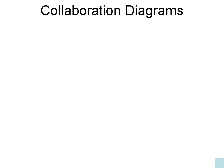 Collaboration Diagrams 