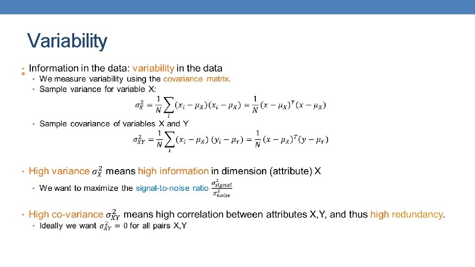 Variability • 