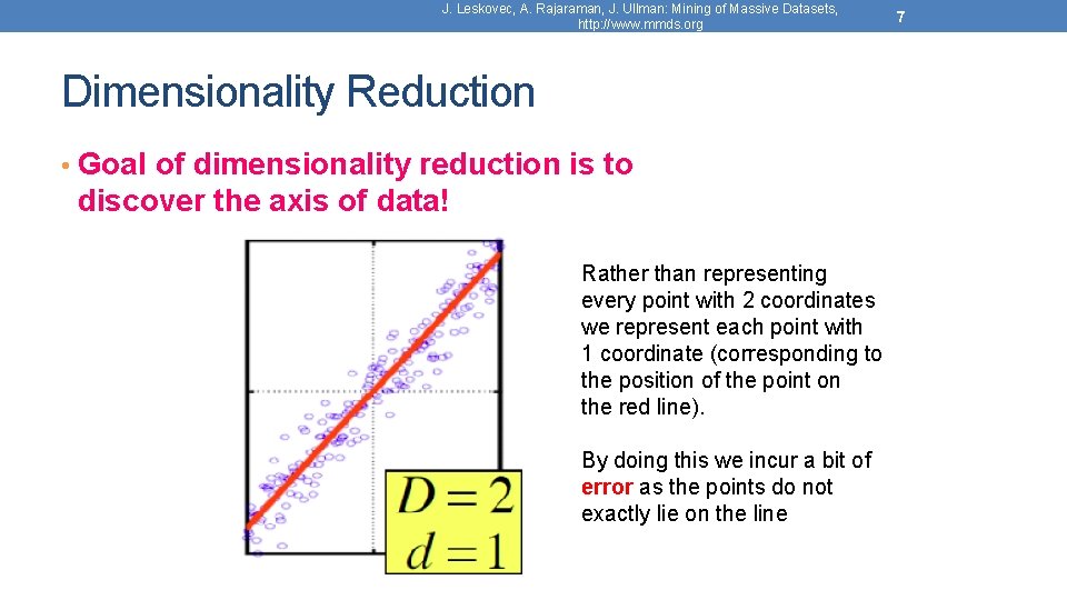 J. Leskovec, A. Rajaraman, J. Ullman: Mining of Massive Datasets, http: //www. mmds. org