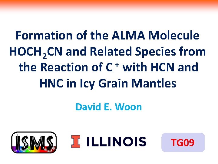 Formation of the ALMA Molecule HOCH 2 CN and Related Species from the Reaction Formation of the ALMA Molecule HOCH 2 CN and Related Species from the Reaction