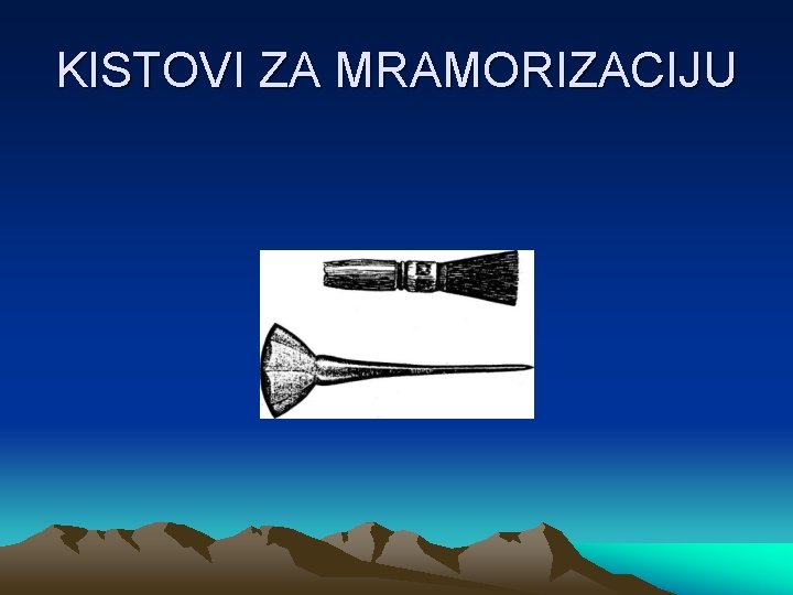 KISTOVI ZA MRAMORIZACIJU 