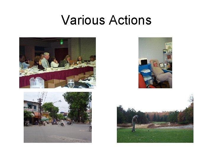 Various Actions 