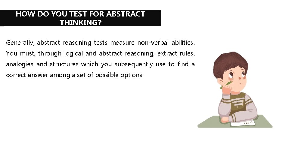 Abstract Abilities ABSTRACT People like abstract art because it makes