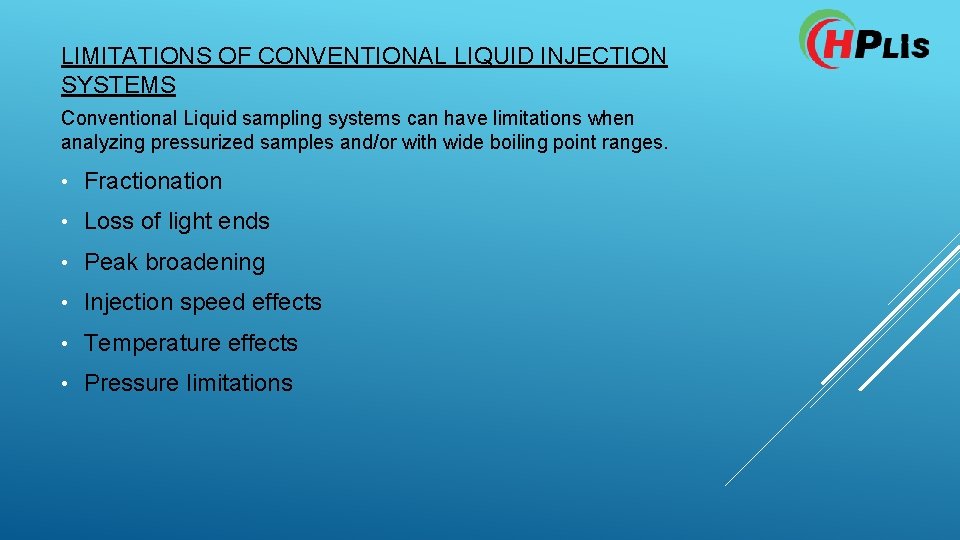 VOLATILE SAMPLE INTRODUCTION VIA HEATED PRESSURIZED LIQUID INJECTION