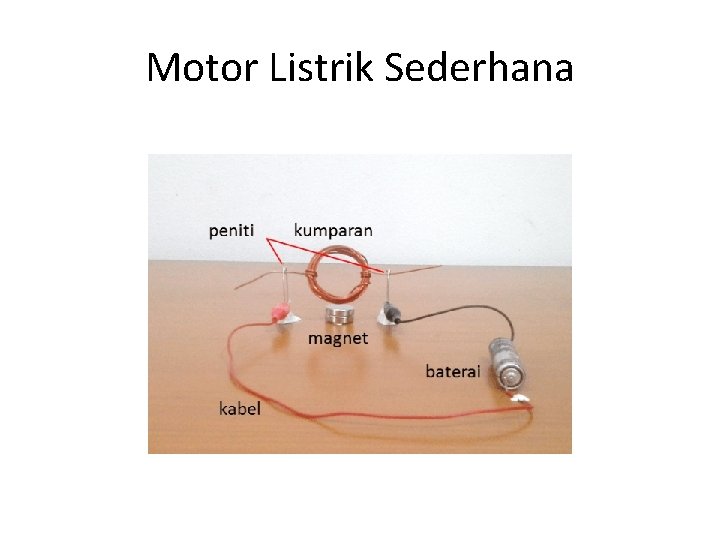 Motor Listrik Sederhana 