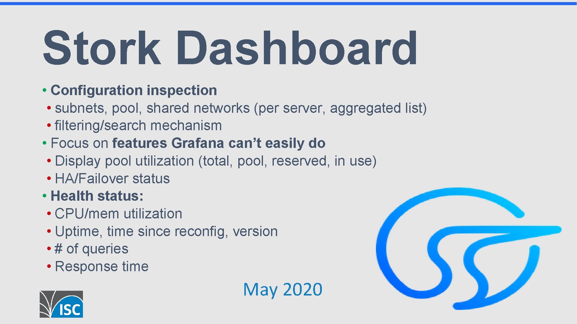 Stork Dashboard • Configuration inspection • subnets, pool, shared networks (per server, aggregated list)