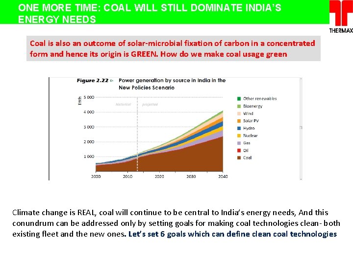 ONE MORE TIME: COAL WILL STILL DOMINATE INDIA’S ENERGY NEEDS COAL POWER STILL DOMINATES