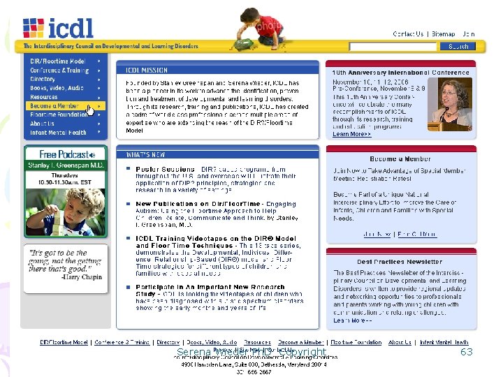 Serena Wieder Ph. D Copyright 63 