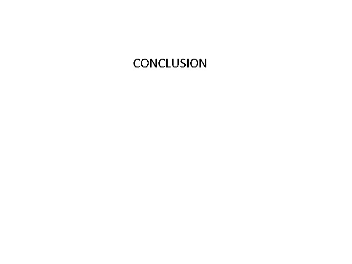 CONCLUSION 