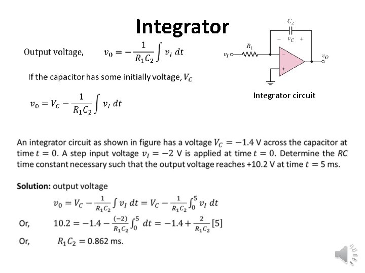 Integrator circuit 