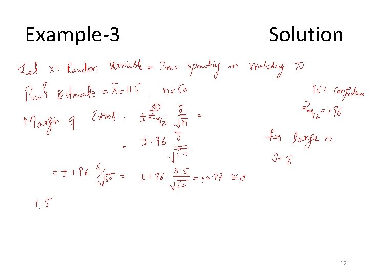 Example-3 Solution 12 