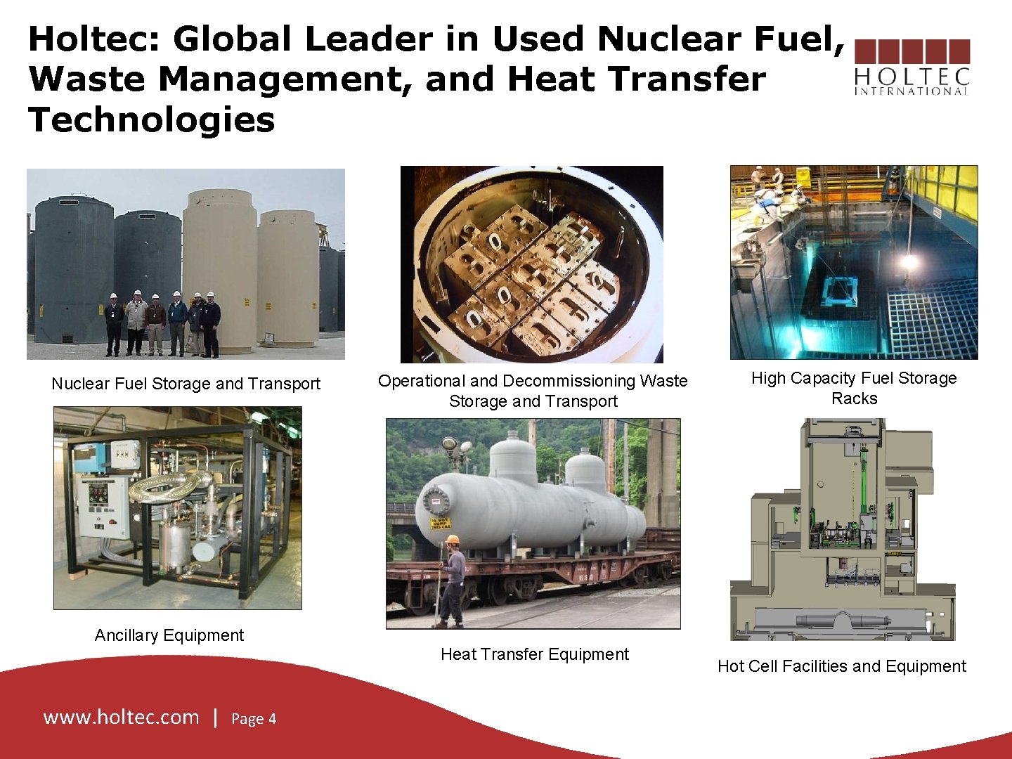 Holtec: Global Leader in Used Nuclear Fuel, Waste Management, and Heat Transfer Technologies Nuclear