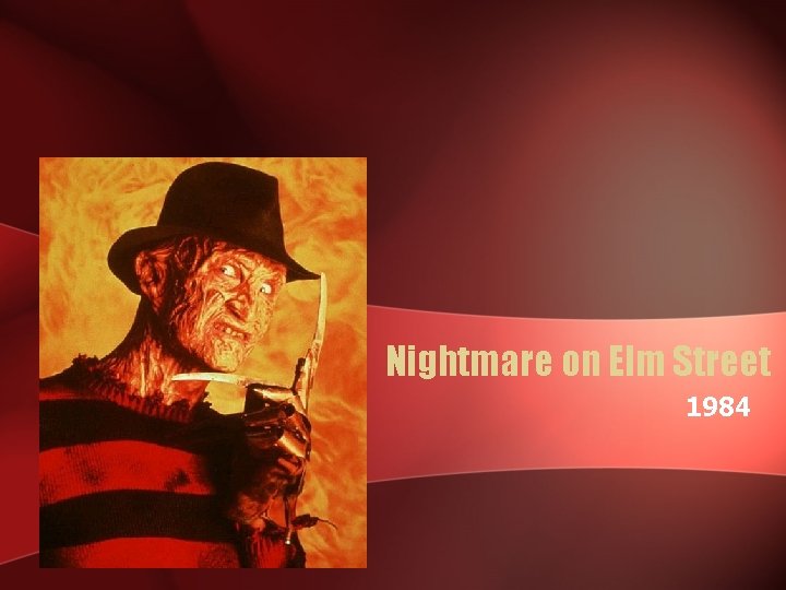 Nightmare on Elm Street 1984 