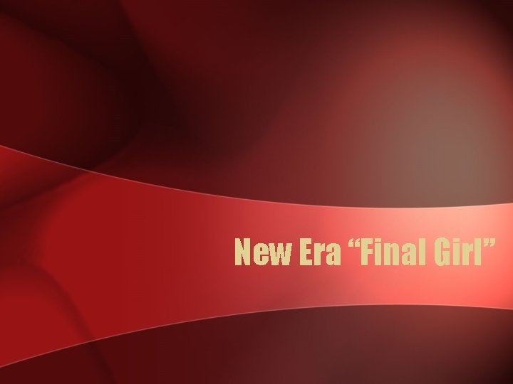 New Era “Final Girl” 