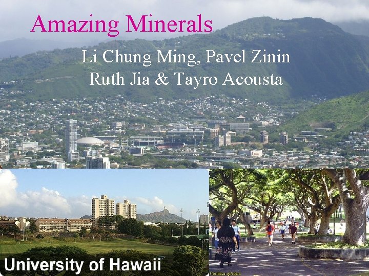 Amazing Minerals Li Chung Ming, Pavel Zinin Rocks & Minerals Ruth Jia & Tayro