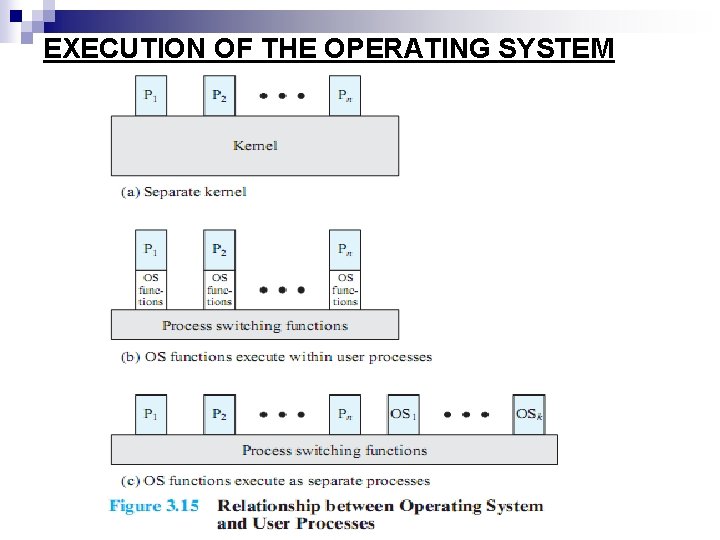 EXECUTION OF THE OPERATING SYSTEM 