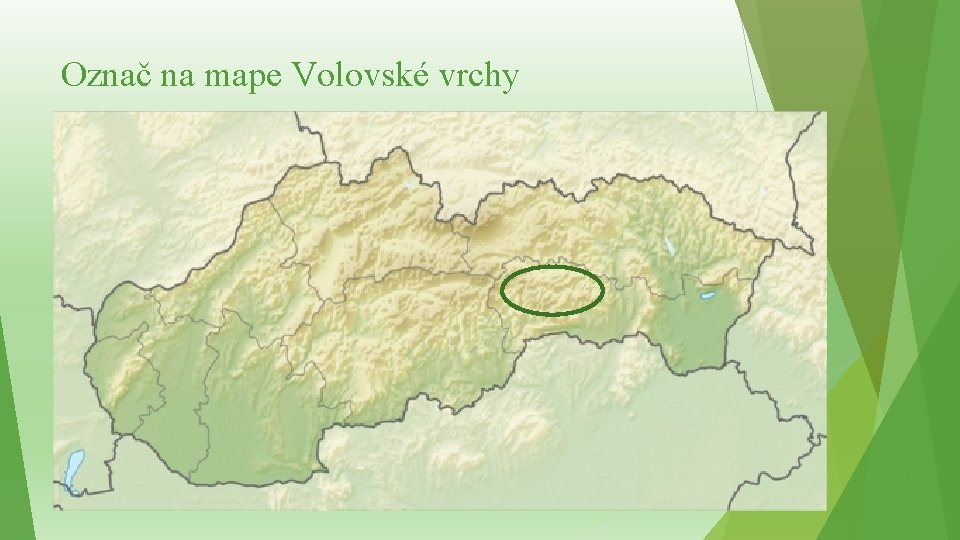 Označ na mape Volovské vrchy 