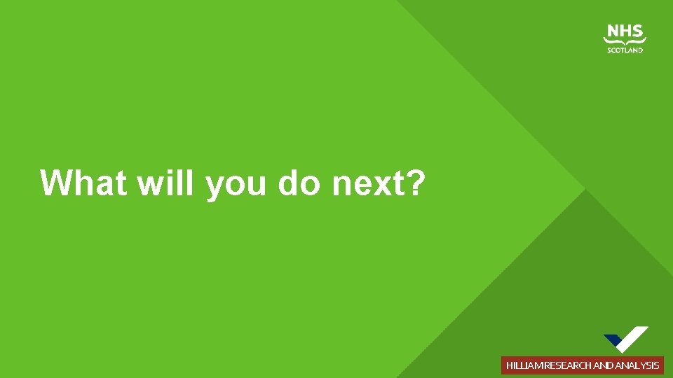 What will you do next? HILLIAM RESEARCH AND ANALYSIS 