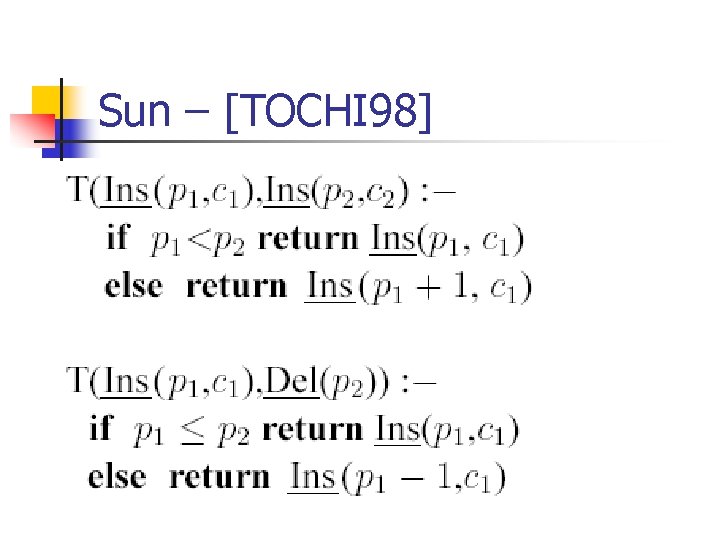 Sun – [TOCHI 98] 