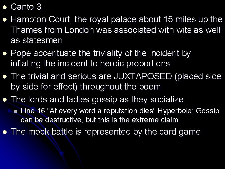 l l l Canto 3 Hampton Court, the royal palace about 15 miles up