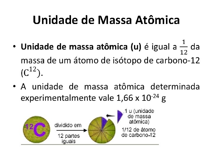 Unidade de Massa Atômica • 